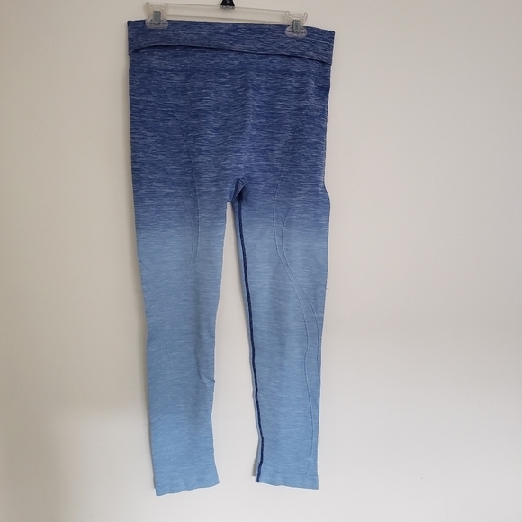 Blue Ombre Women's Leggings - Picture 9 of 9